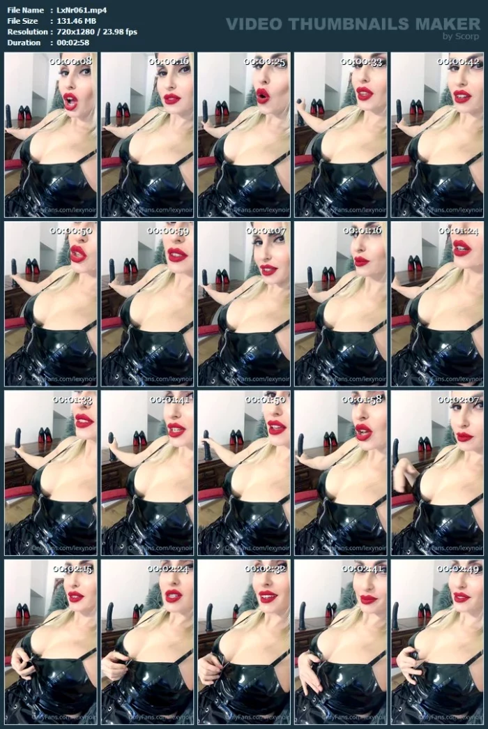 It's Time For You To Start Getting Used To Your New Cock Sucker Identity - LEXY NOIR / OBEYLEXYNOIR - MP4
