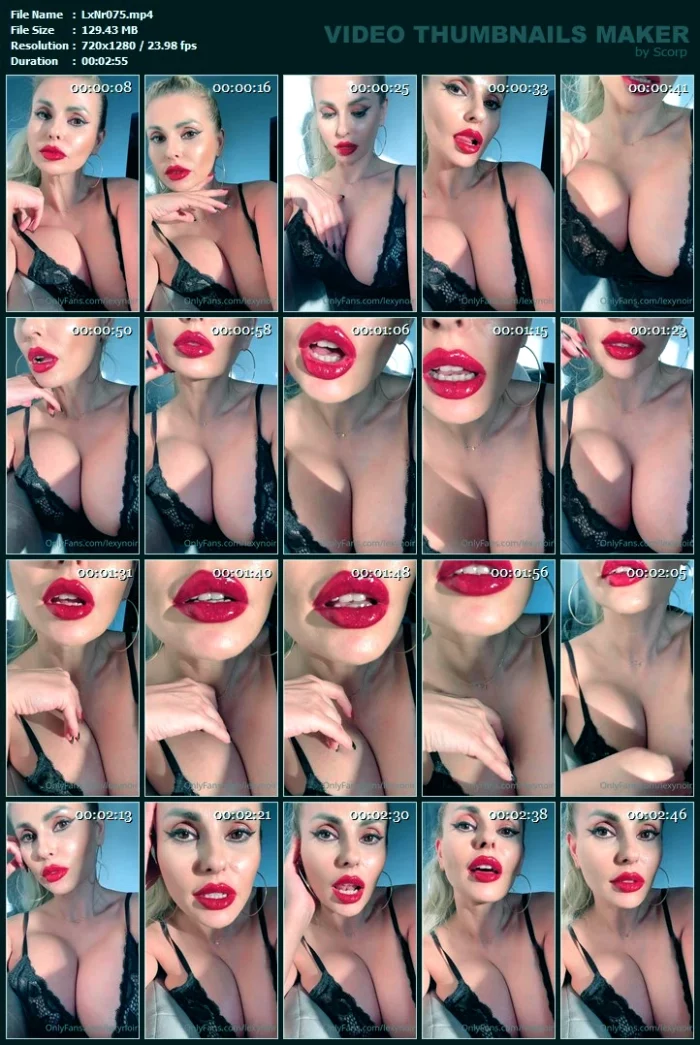 Let Yourself Fall Deeper And Deeper - LEXY NOIR / OBEYLEXYNOIR - MP4
