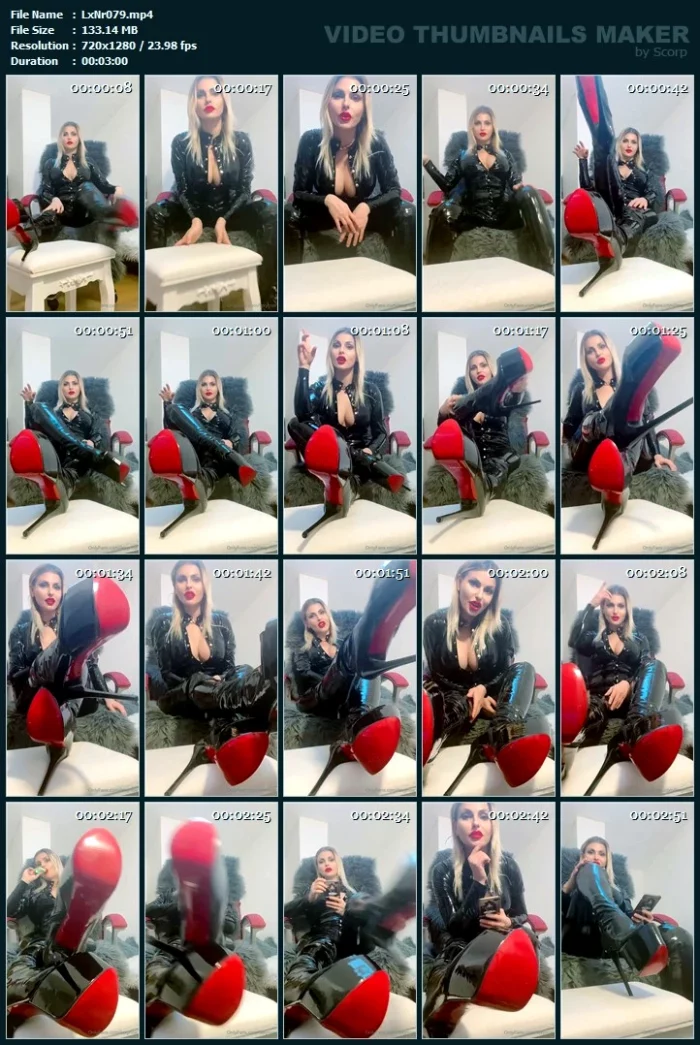 Losers Are Not Allowed To Jerk Off They Can Only Rub Their Clitties To My Divine Heels - LEXY NOIR / OBEYLEXYNOIR - MP4