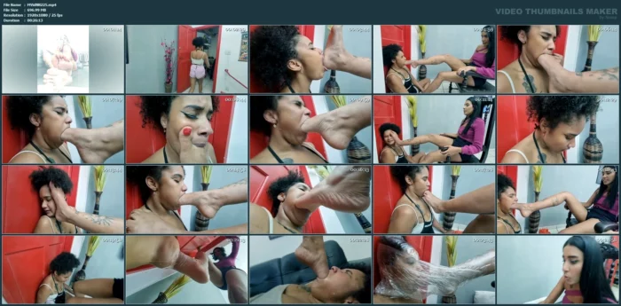 Sucking Rebeca's Big Feet 40' Size - MFVIDEO XXX - MP4