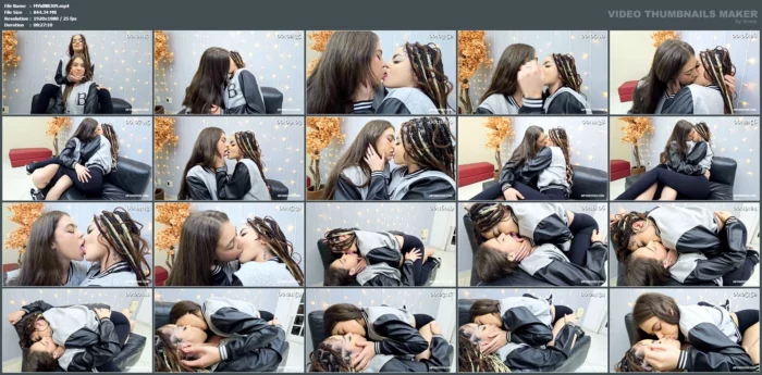College Girls Kissing Vol # 09 Top Teen'S 18+ Alexia Bjay And Meg - MFVIDEO XXX - MP4