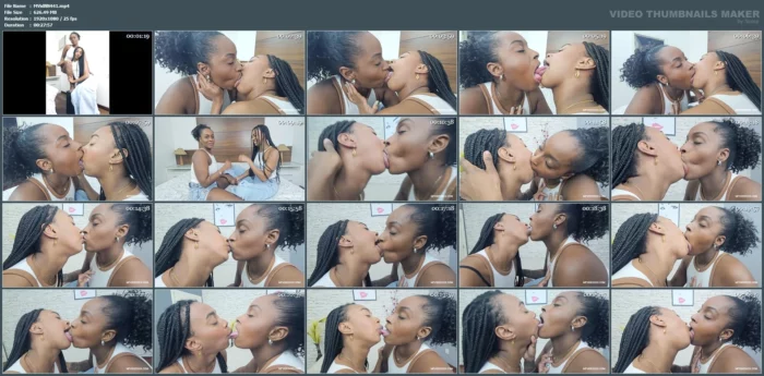 Fantastic Kisses - Black Stepsisters - Vol #224 - Grazi Black And Shirley Black - MFVIDEO XXX - MP4