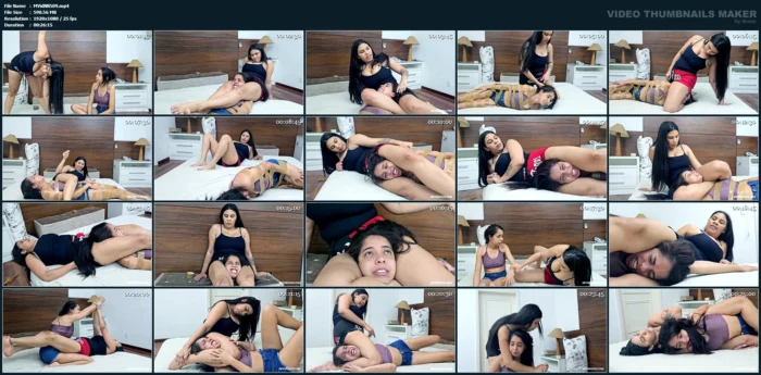 Mummification Fernanda's Scissor Girl - MFVIDEO XXX - MP4