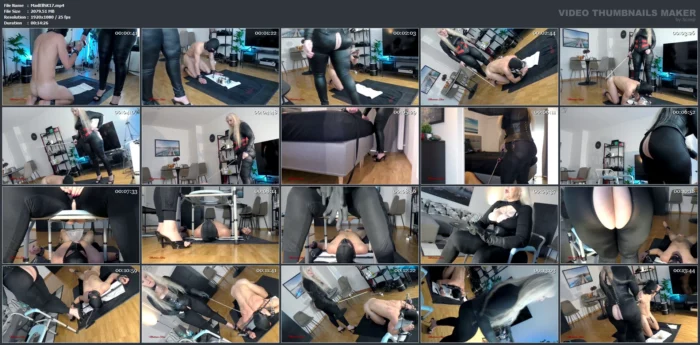 New, Young Slave, Locked Up And Tied Up, Experienced As A Toilet For The First Time Part II - MADAME ELLEN EXPERT IN SCAT - MP4