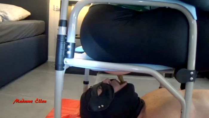 Part 2 Personal Toilet In Chastity Filled 5x With Shit - MADAME ELLEN EXPERT IN SCAT - MP4