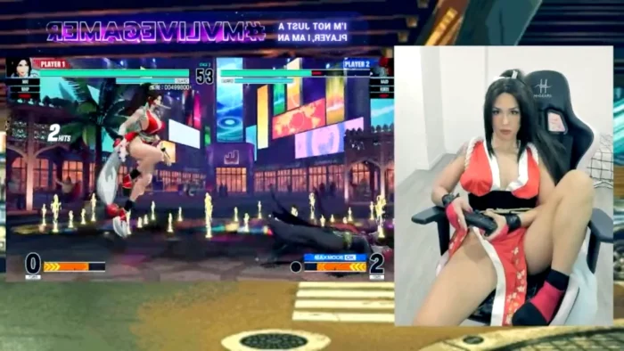 Miss Something - Mv Live Gaming Playing Kof In Cosplay - MANYVIDS PREMIUM - MP4