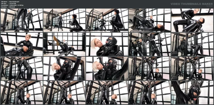 Master Trinity Shows The Beautiful Ravynalexa How To Properly Workout The Body, - MASTER TRINITY / MATRIX DOMINATRIX - MP4