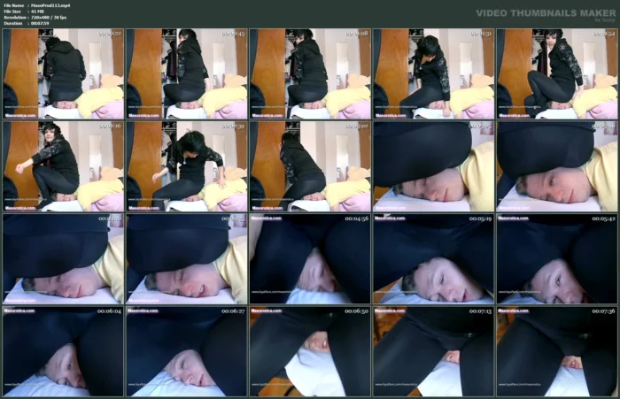 Nadia Sits On A Head - MASOROTICA PRODUCTIONS - MP4