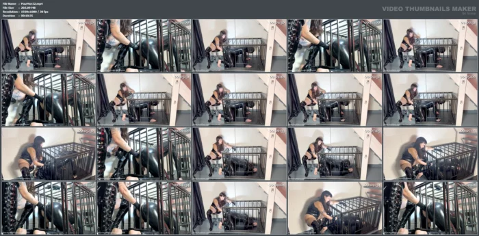 Fisted In The Cage Ft Miss May - MAZ MORBID FETISH - MP4