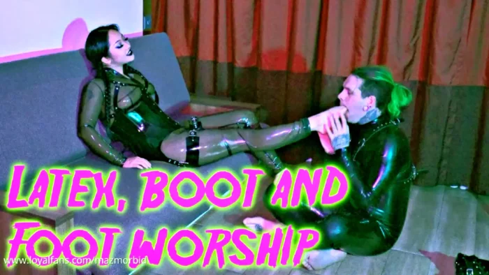 Latex, Boot And Foot Worship Ft Claudia Hon - MAZ MORBID FETISH - MP4