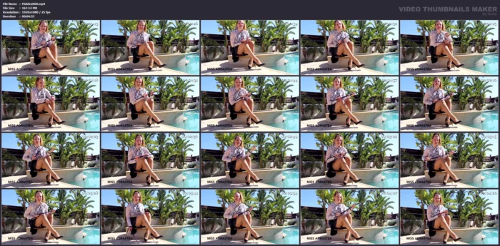 Cum On My Feet, Nylon-Wanker! - MISS ADRASTEA - MP4