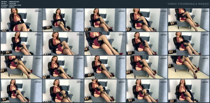 Fuck My Nylon Legs, Bitch! - MISS ADRASTEA - MP4