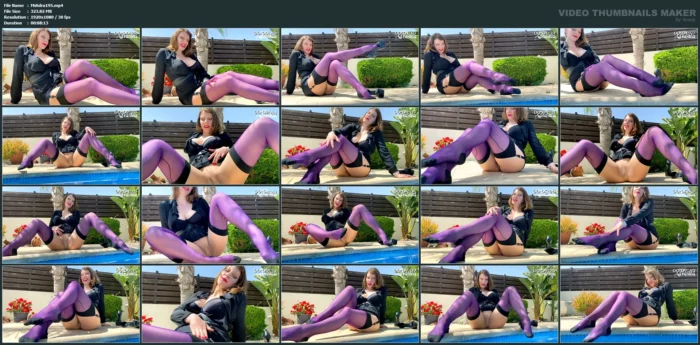 Jerk It All Wet, My Nylon Bitch - MISS ADRASTEA - MP4
