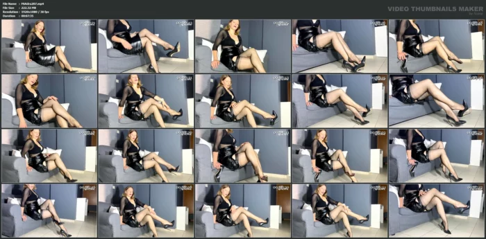 Jerk Off Instruction For Nylon Bitches! - MISS ADRASTEA - MP4