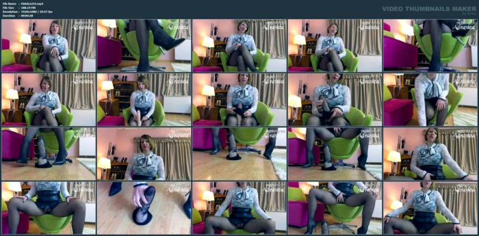 Locked Up, Little Nylon Bitch! - MISS ADRASTEA - MP4
