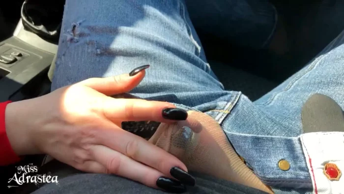 My Personal Driver In Chastity Cage! - MISS ADRASTEA - MP4