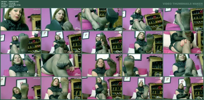 Sniff My Toes And Fuck My Leg - MISS ADRASTEA - MP4