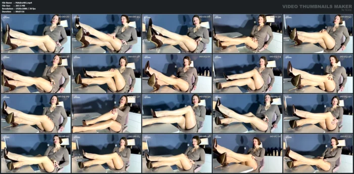 Wear Pantyhose For Me, Office Slut! - MISS ADRASTEA - MP4