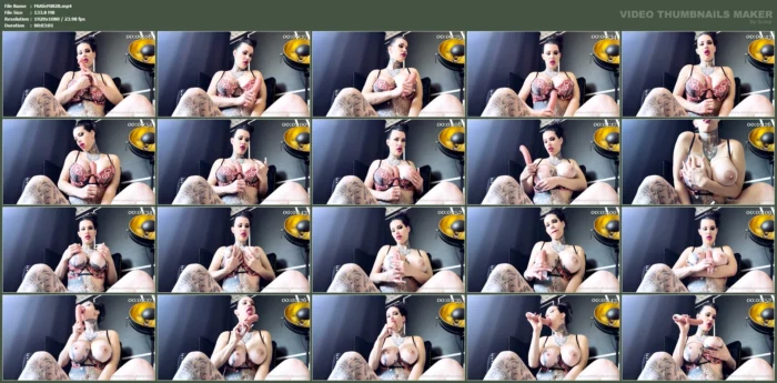 Fake Breasts With Dildo - MISS ALESSA MILANO - MP4