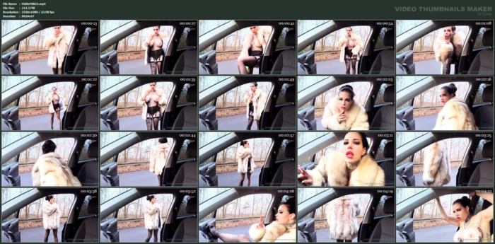Fur With Smoking In The Parking Lot - MISS ALESSA MILANO - MP4