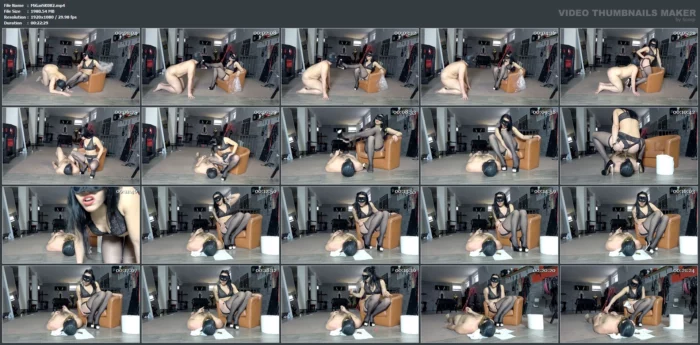 First Time Training My Slut - MISTRESS GAIA SCAT - MP4