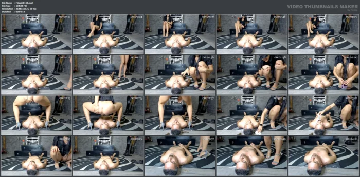 Left Alone To Eat - MISTRESS GAIA SCAT - MP4