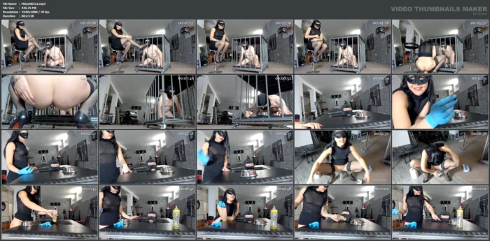 Training My New Toilet Slave Part 2 - MISTRESS GAIA SCAT - MP4