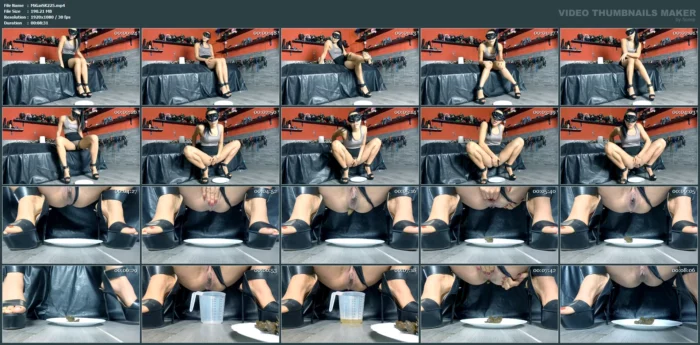 Wanna Be My Toilet-Slave - MISTRESS GAIA SCAT - MP4