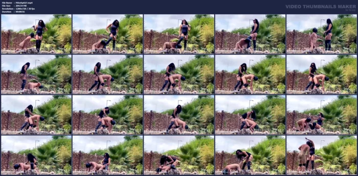 Caught Fucking In The Garden - MISTRESS ISIS SPAIN / EXCLUSIVE MISTRESS - MP4