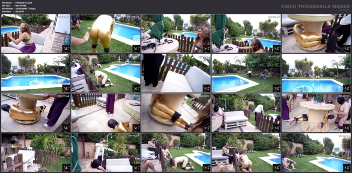 Dominated In The Garden Part 1 - MISTRESS ISIS SPAIN / EXCLUSIVE MISTRESS - MP4