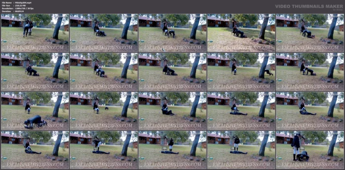 Outdoor Training Part 4 - MISTRESS ISIS SPAIN / EXCLUSIVE MISTRESS - MP4