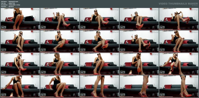 Smoking Fetish - MISTRESS ISIS SPAIN / EXCLUSIVE MISTRESS - MP4