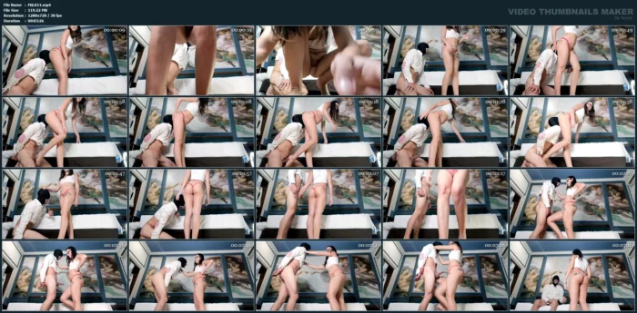 Ballbusting + Ass Rubbing - MISS LITH SCAT - MP4