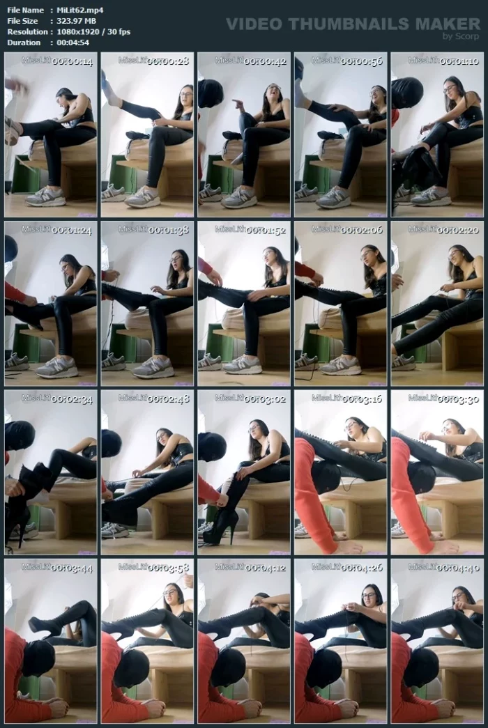 Obligo A Mi Sumiso Obedienteperro A Oler Mis Calce - MISS LITH SCAT - MP4