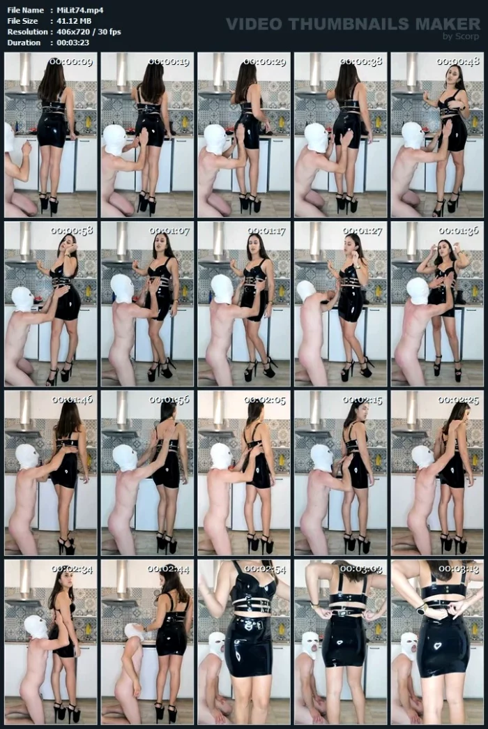 Slave Shine Up My Latex - MISS LITH SCAT - MP4