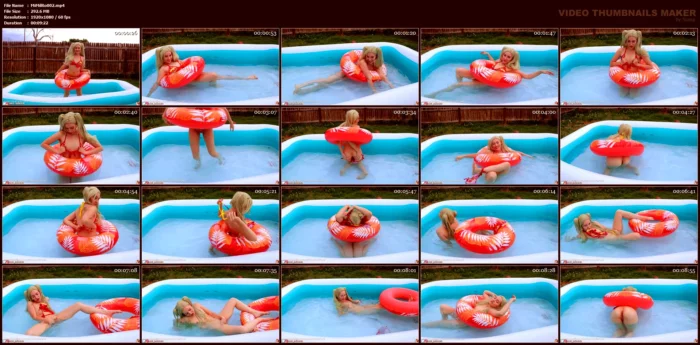 Ann Takamaki's Pool Floaty Tease - Cosplay - MISS MILA ROSE - MP4