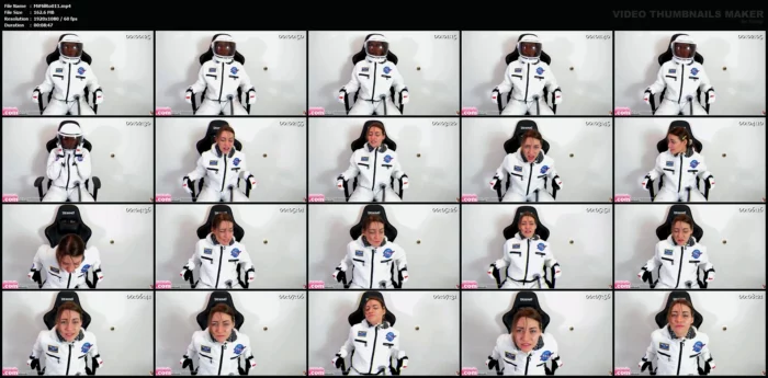 Astronaut Sucked Into Space - MISS MILA ROSE - MP4