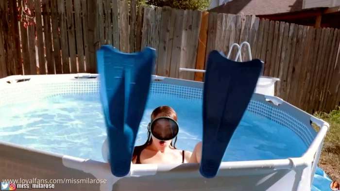 Fins, Swimsuit, & Scuba Mask - MISS MILA ROSE - MP4