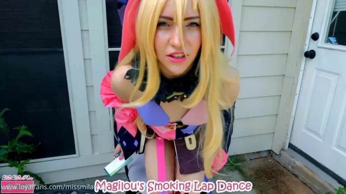 Magilou's Smoking Lap Dance - MISS MILA ROSE - MP4