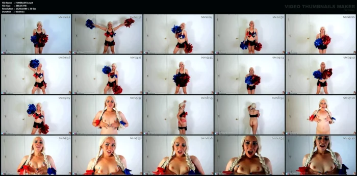 Slutty Cheerleader's Performance - MISS MILA ROSE - MP4