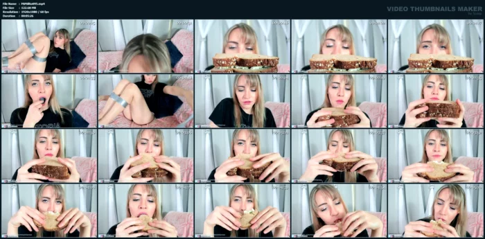 Starving Damsel Bound & Gagged - MISS MILA ROSE - MP4