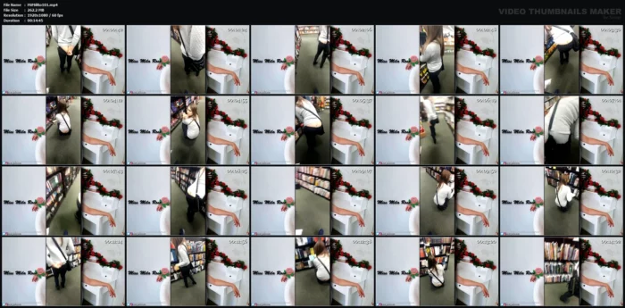Voyeur Mall Ass Crack Vol.1 - MISS MILA ROSE - MP4