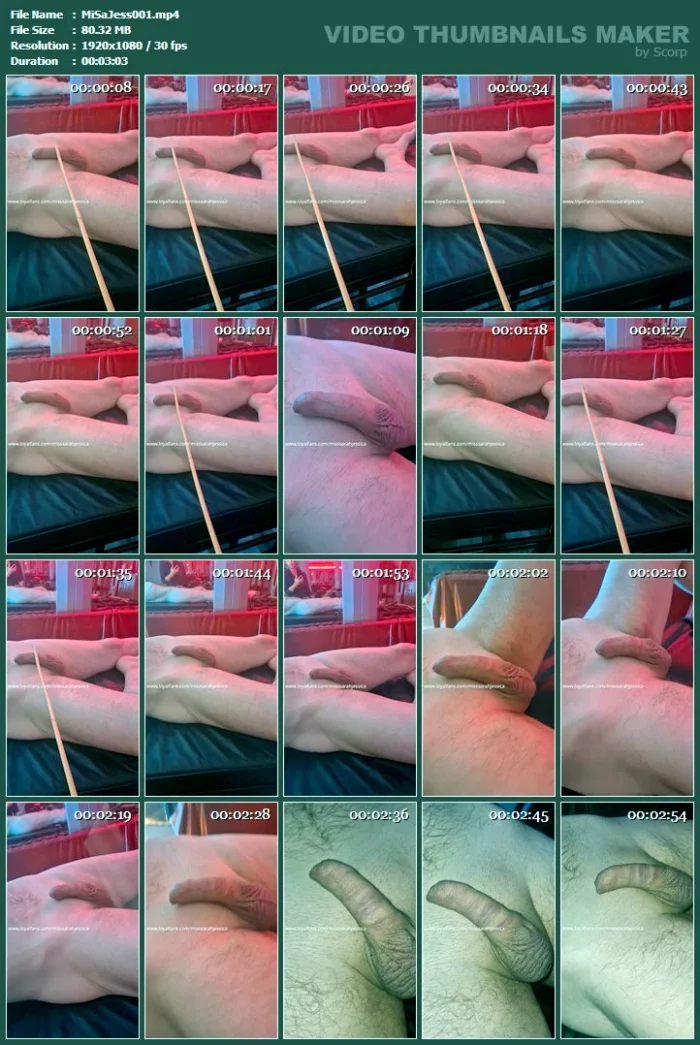 1st Time Ever Being Cock Caned - MISS SARAH JESSICA - MP4