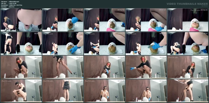 2 Mega Big Heaps Of Shit From Princesses - SMELLY MILANA SCAT - MP4