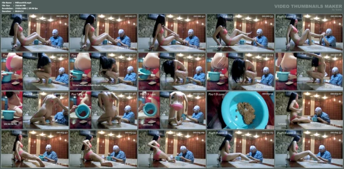 Bar For The Toilet Slave - SMELLY MILANA SCAT - MP4