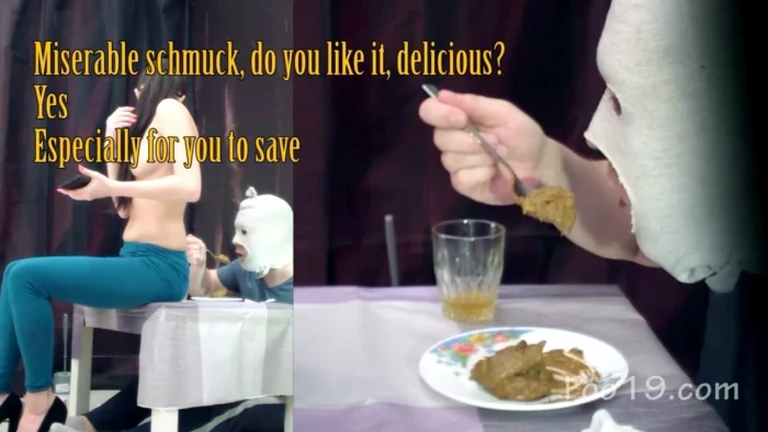 Delicious Dinner From Christina (3 Days Did Not Shit) - SMELLY MILANA SCAT - MP4