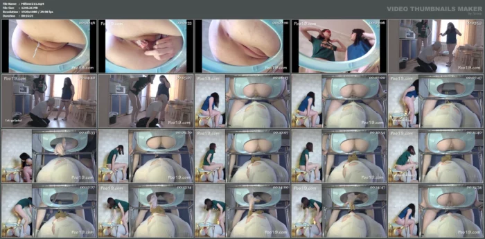 Lick My Tampon And Swallow My Shit! - SMELLY MILANA SCAT - MP4