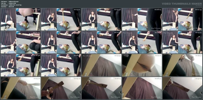 Maximum Load! 5 Girls Part 4. Amina - SMELLY MILANA SCAT - MP4
