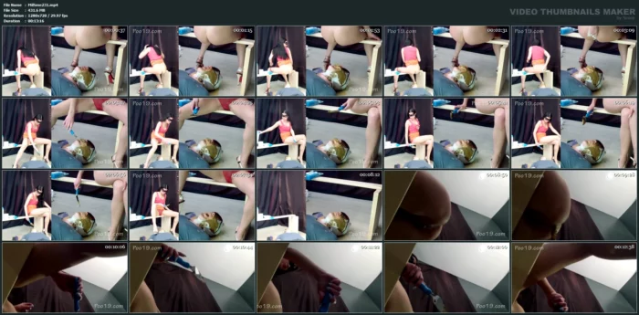 Maximum Load! 5 Girls Part 5. Christina - SMELLY MILANA SCAT - MP4