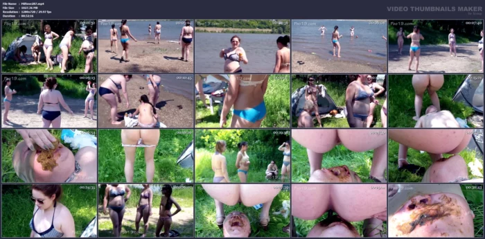 Really Swallows Fast! - SMELLY MILANA SCAT - MP4